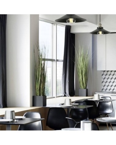 Suspensionmetal noir e27