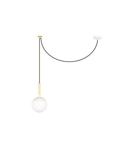 Suspensionwood blanc e27