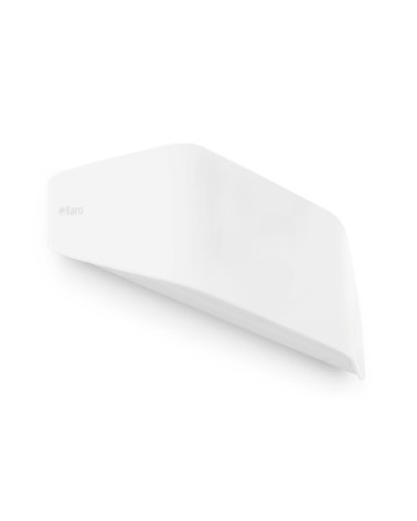 Applique polycarbonate blanc e27