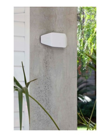 Applique polycarbonate blanc e27