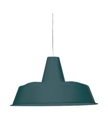 Suspension en métal bleu