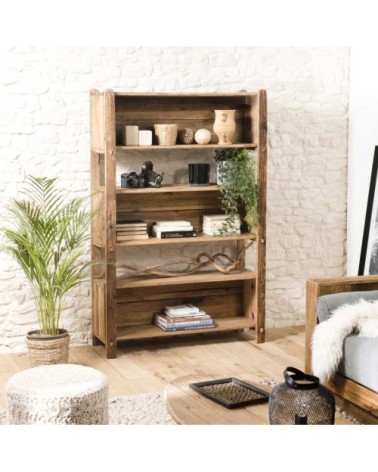 Etagère 5 niveaux en pin recyclé