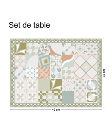 Lot de 4 sets de table L 40xl 30cm