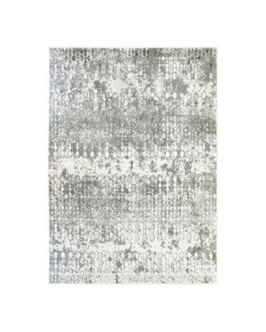 Tapis extra-doux impression gris argent 120x170