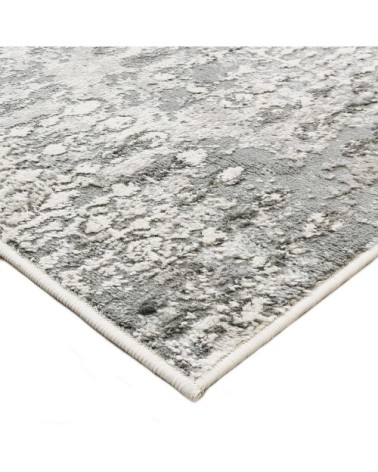 Tapis extra-doux impression gris argent 120x170