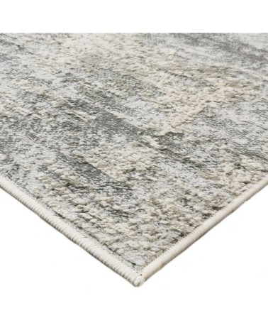 Tapis extra-doux effet brume gris 120x170