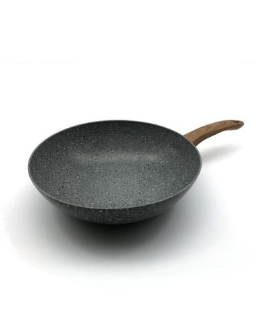 Wok induction Aluminium Gris