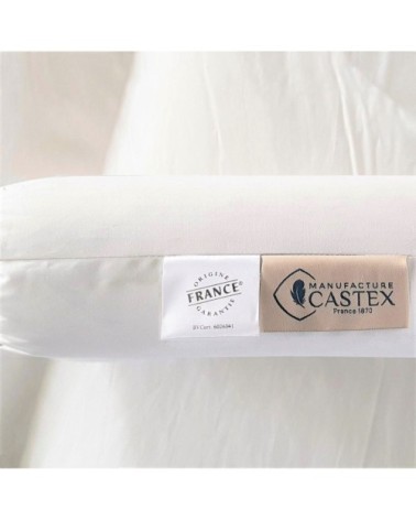 Traversin plat naturel moelleux en plumes et duvet 160 cm