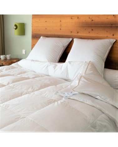 Couette naturelle 2 en 1 en duvet et coton bio king size 280x240 cm