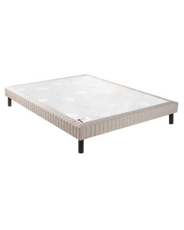 Sommier confort ferme jean gris foncé 15 cm 120x190