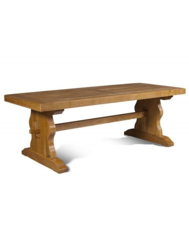 Table monastère bois chêne massif L220