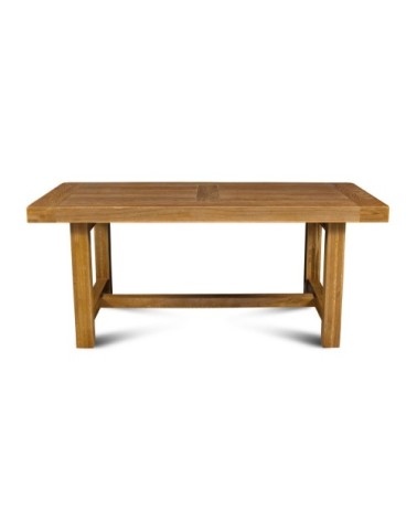 Table de ferme campagnarde bois chêne massif L180