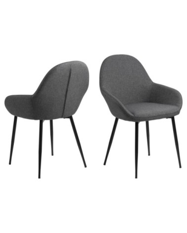 Fauteuils en tissu (lot de 2)