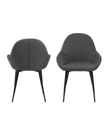 Fauteuils en tissu (lot de 2)