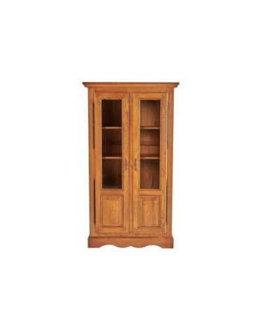 Vitrine en chêne massif