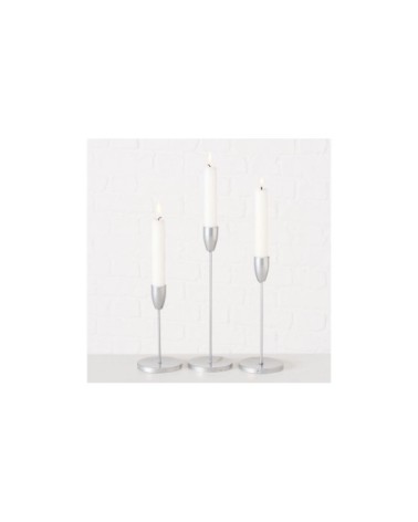 Chandeliers de table argentés - Lot de 3