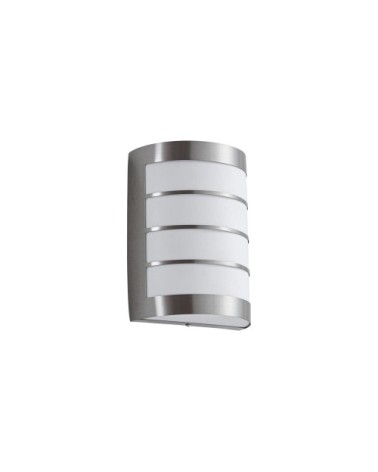 Applique extérieure en inox gris
