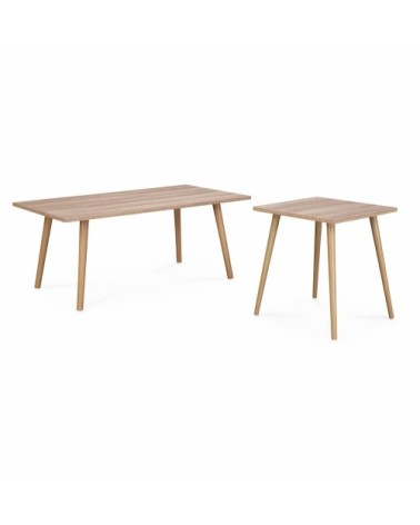 Tables basses en décor bois