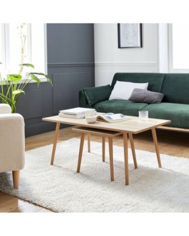 Tables basses en décor bois