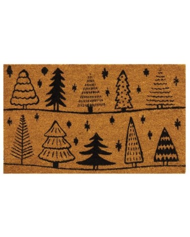 Paillasson Sapins en coco 45 x 75 cm