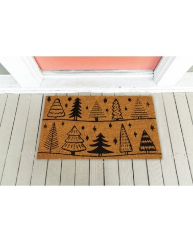 Paillasson Sapins en coco 45 x 75 cm