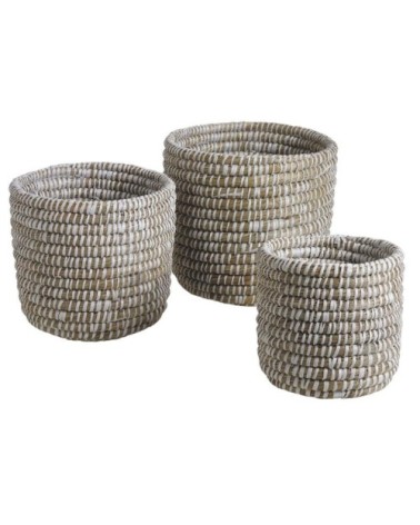 Cache pot jonc de mer Pot de 17 cm