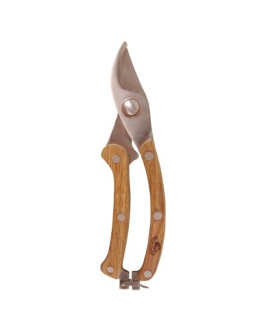 Sécateur en bois et acier inoxydable