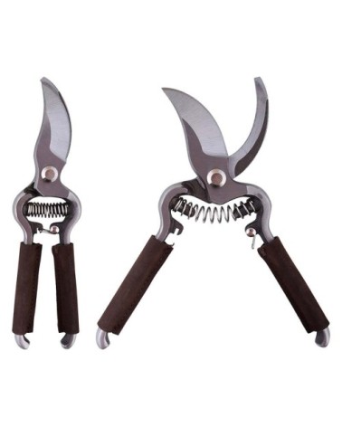 Sécateur poignées en cuir