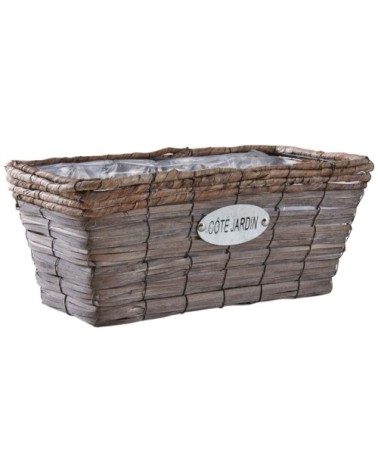 Jardinière bois bananier 40cm