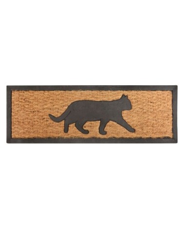 Tapis cocos/caoutchouc Chat 75 x 25 cm