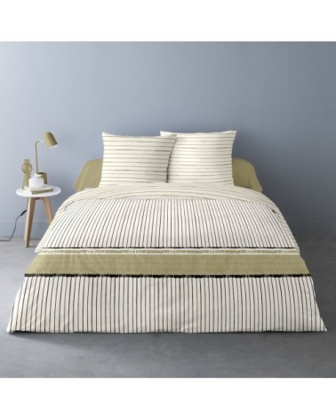 Parure de couette 100% coton imprimée 240x220cm 2 taies