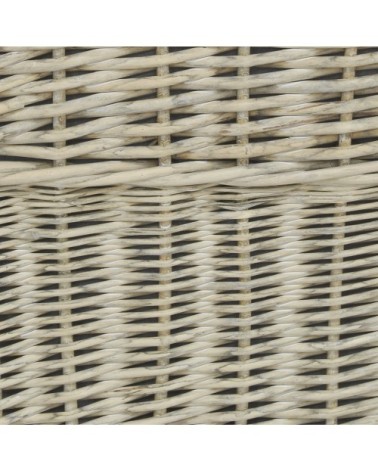 Malles et corbeilles en osier (lot de 5)