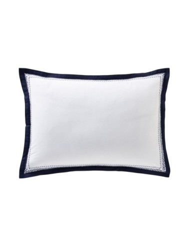 Taie d'oreiller 50x70 blanche en percale de coton