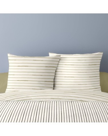 Parure de couette 100% coton imprimée 240x220cm 2 taies
