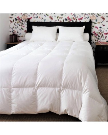 Couette naturelle bi-thermique duvet et coton bio king size 300x250 cm