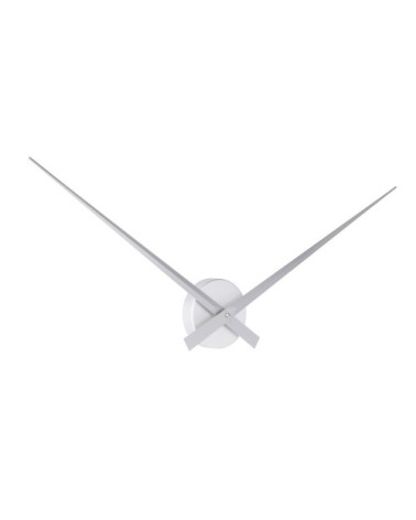 Horloge murale en aluminium en argent D90