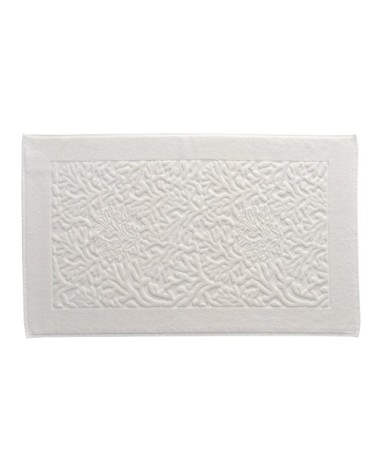 Tapis de bain blanc 50x80 en coton