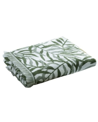 Serviette de toilette verte 50x90 en coton