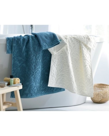 Gants de toilette bleu 15x21 en coton