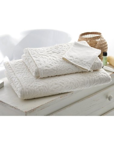 Gants de toilette blanc 15x21 en coton