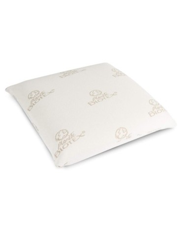Oreiller mousse mémoire végétale blanc 60x60 cm