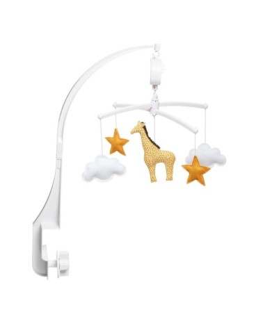 Mobile girafe jaune mélodie 3