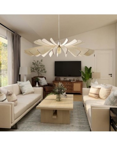 Suspension bois fsc diamètre 80cm bois