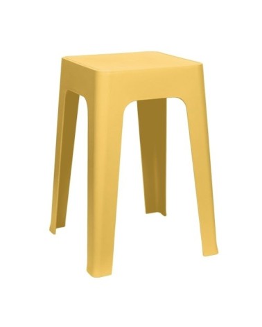 Tabouret empilable coloris jaune