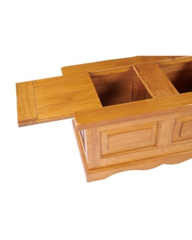 Table basse bar bois chêne massif