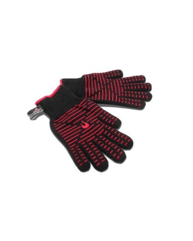 Gants anti-chaleur en silicone rouge