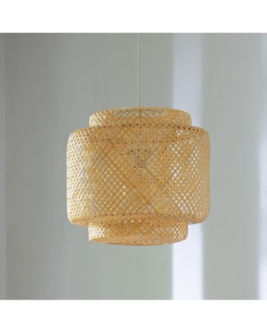 Suspension bambou naturel D40cm
