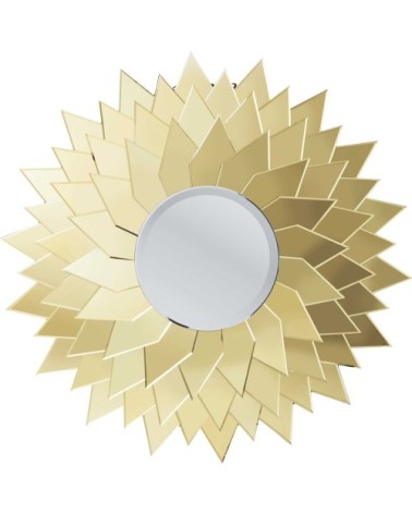 Miroir en verre doré D120