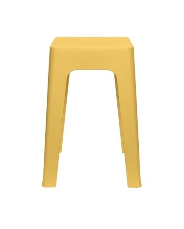 Tabouret empilable coloris jaune