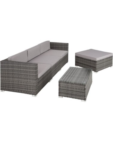 Salon de jardin FLORENCE 4 places gris